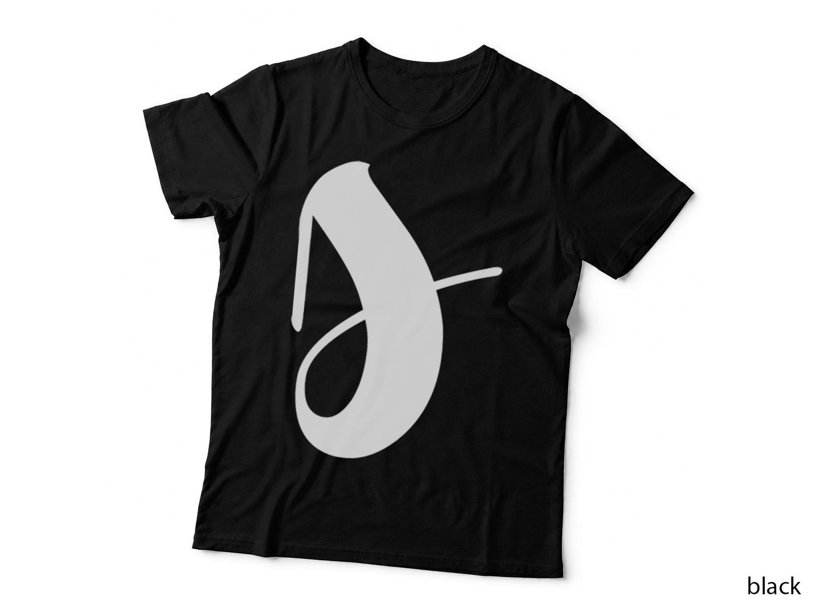 Lowercase B Single Cursive Black Letter Retro Serif Font T-Shirt