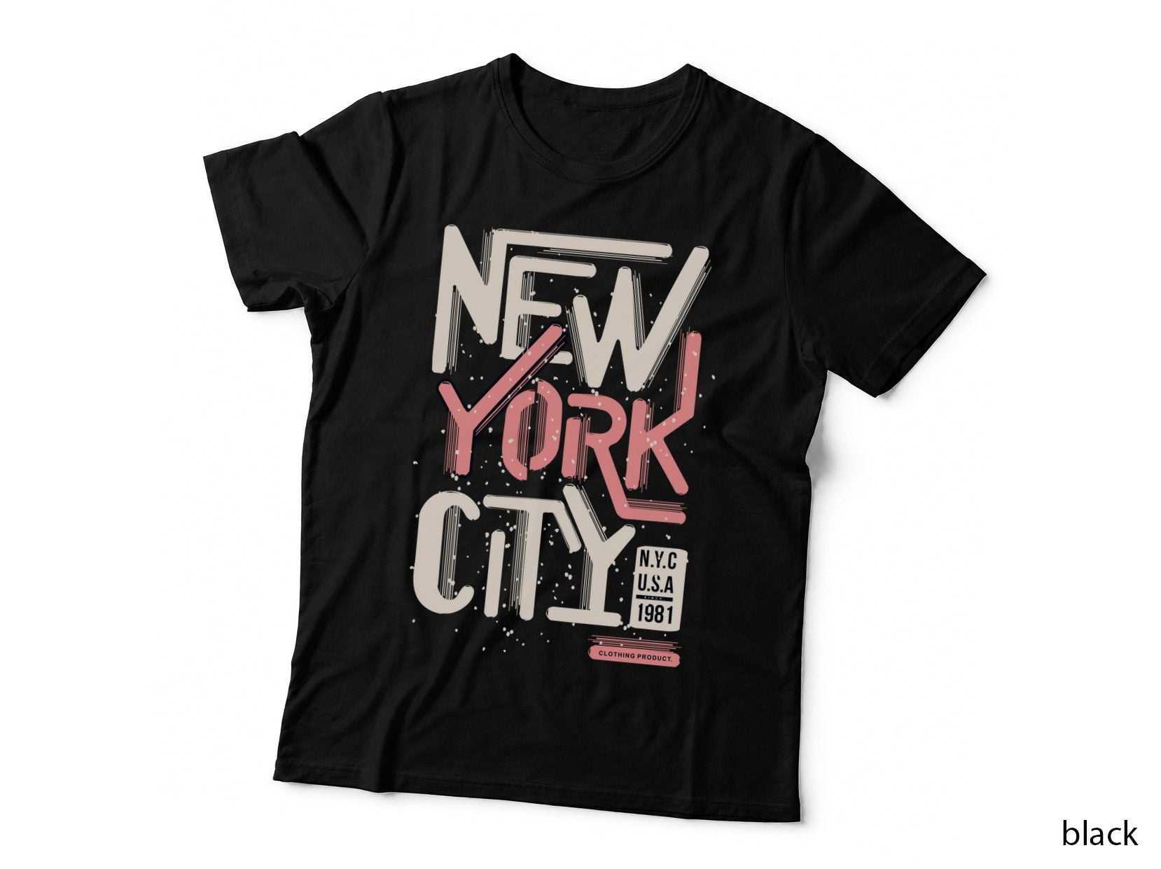New York City Vintage N.y.c U.s.a 1981 Clothing Product Retro Design T-Shirt