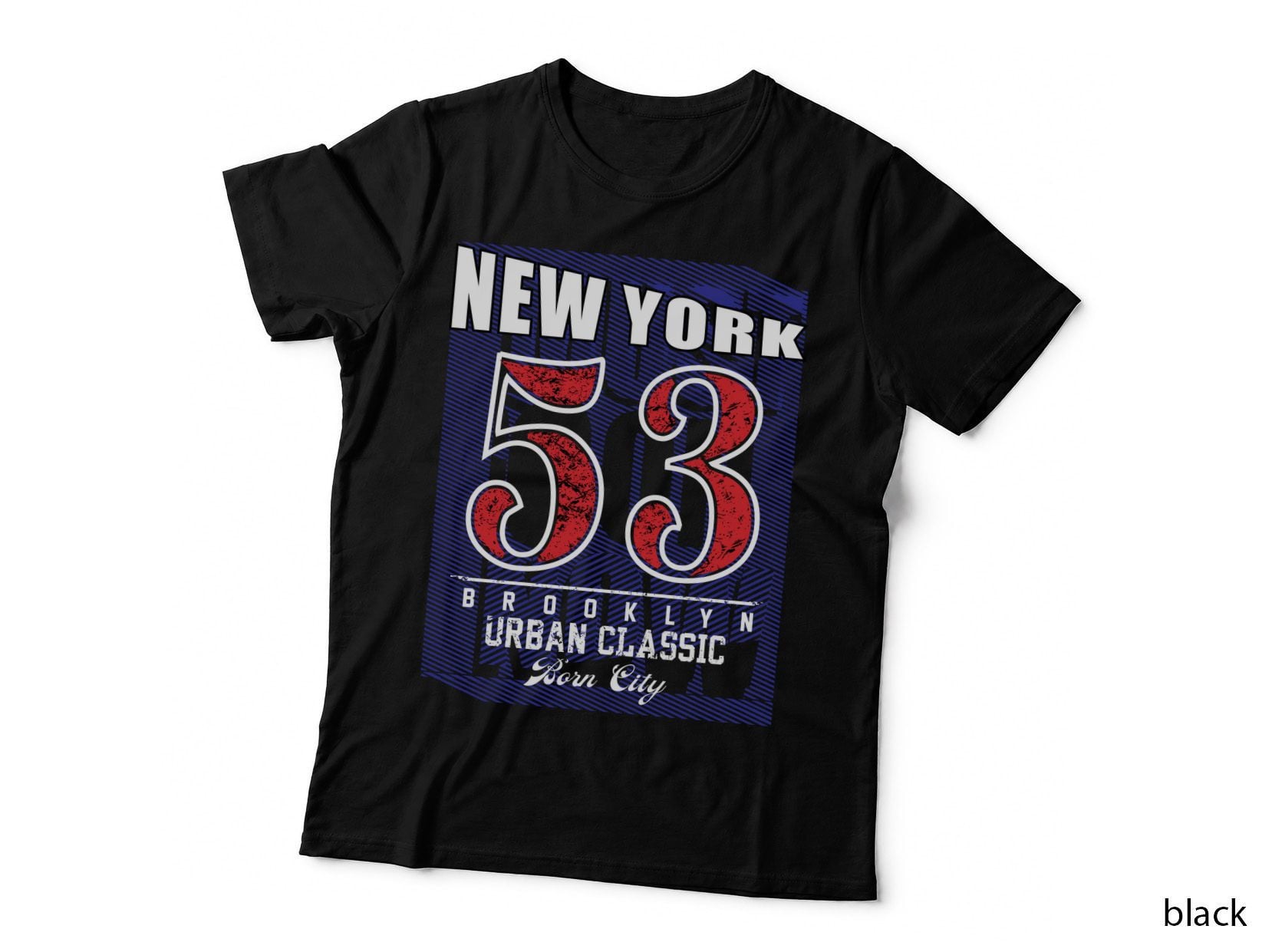 New York Urban 53 Brooklyn Classic Leon City Retro T-Shirt