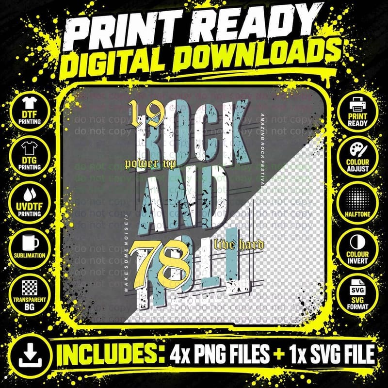 Park Wild 19 Power in 78 Soul Live Hard Turquoise Png SVG Digital Bundle