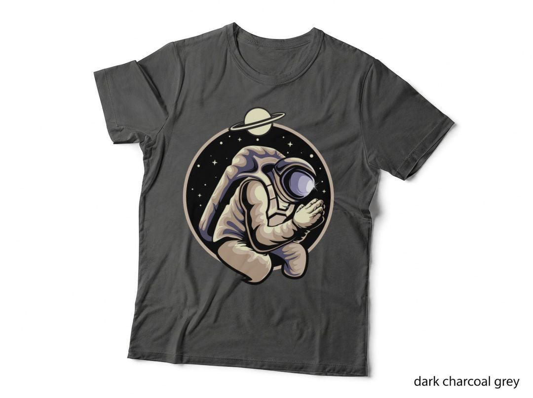 Planet Saturn Rings Space Retro T-Shirt