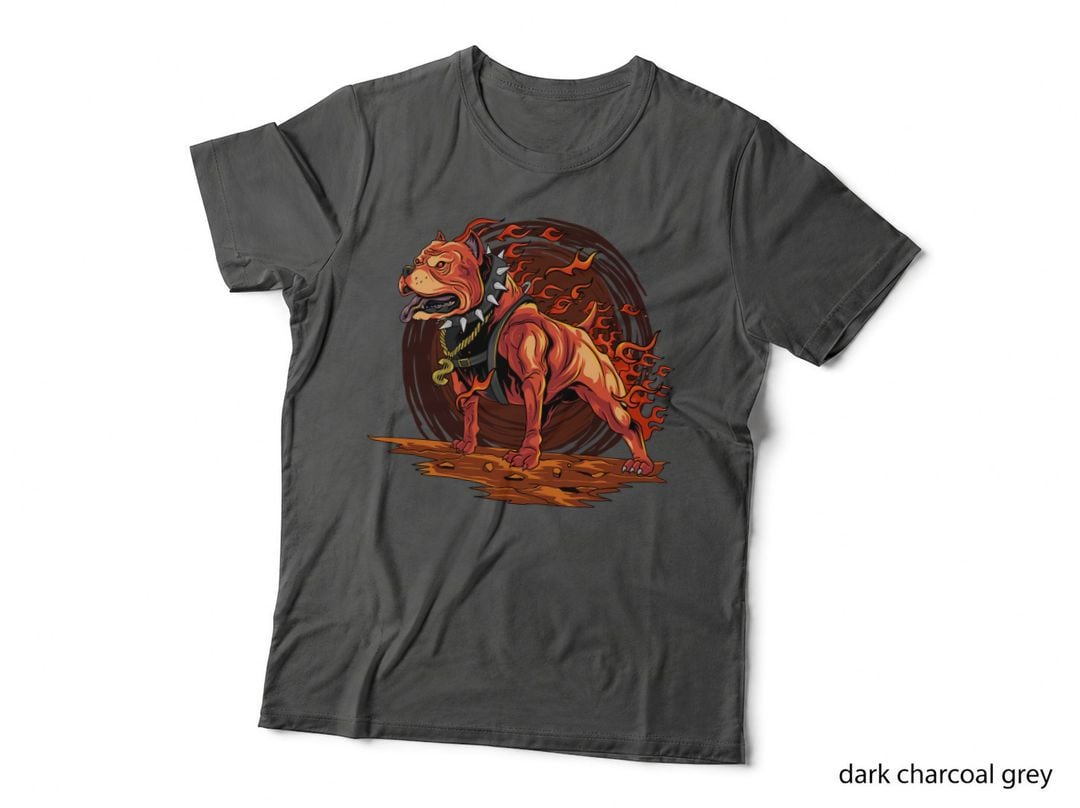 Red Demon Devil Character Fantasy Distressed T-Shirt