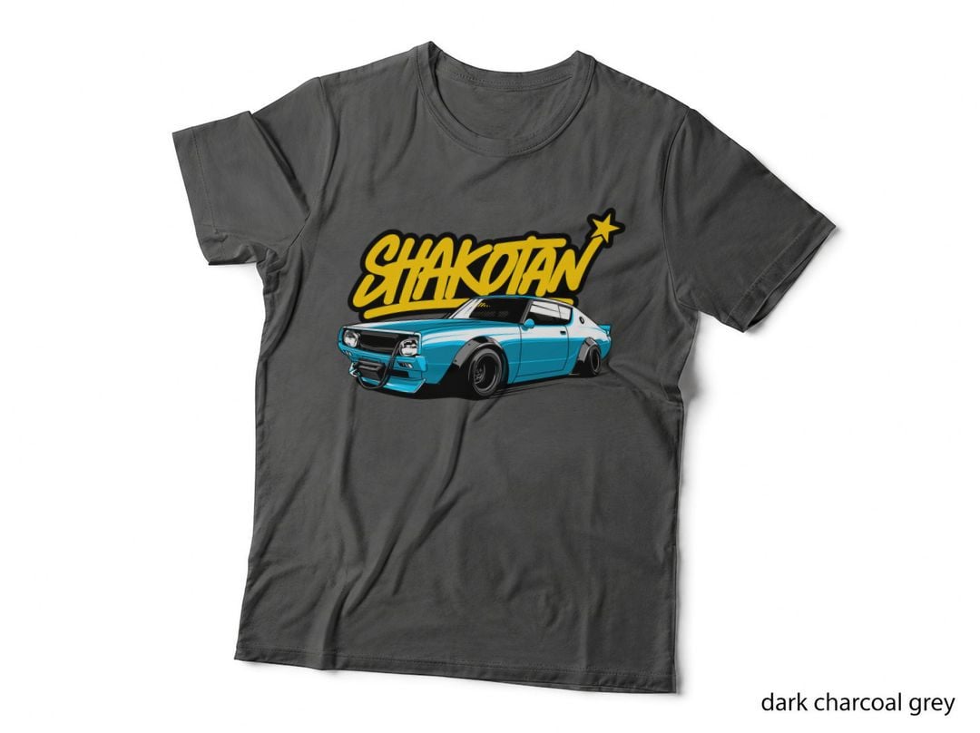 Shakoian Blue Car Retro Vintage Classic T-Shirt