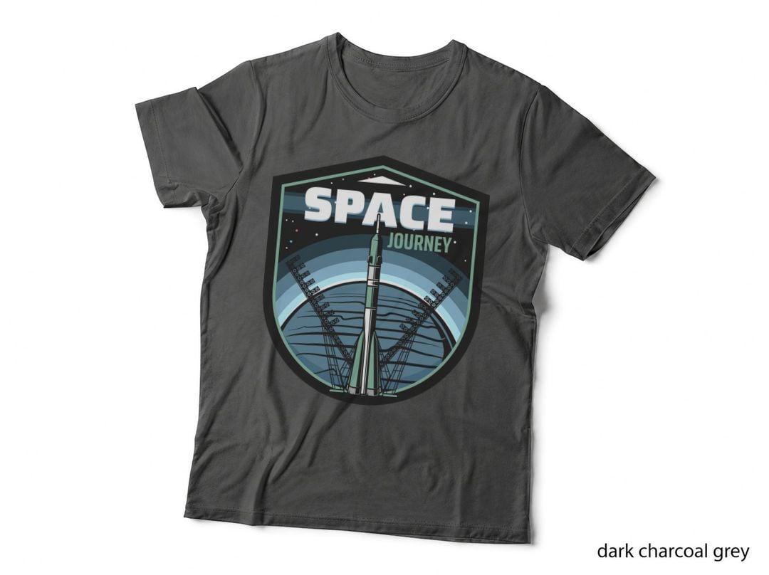 Space Journey Rocket Exploration Retro T-Shirt