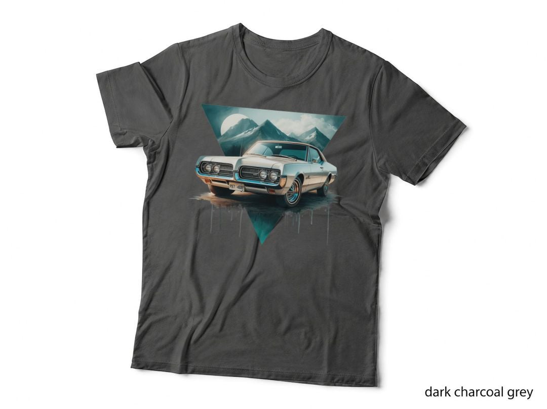 Trapezoid Water Drips Geometric Cream Retro T-Shirt