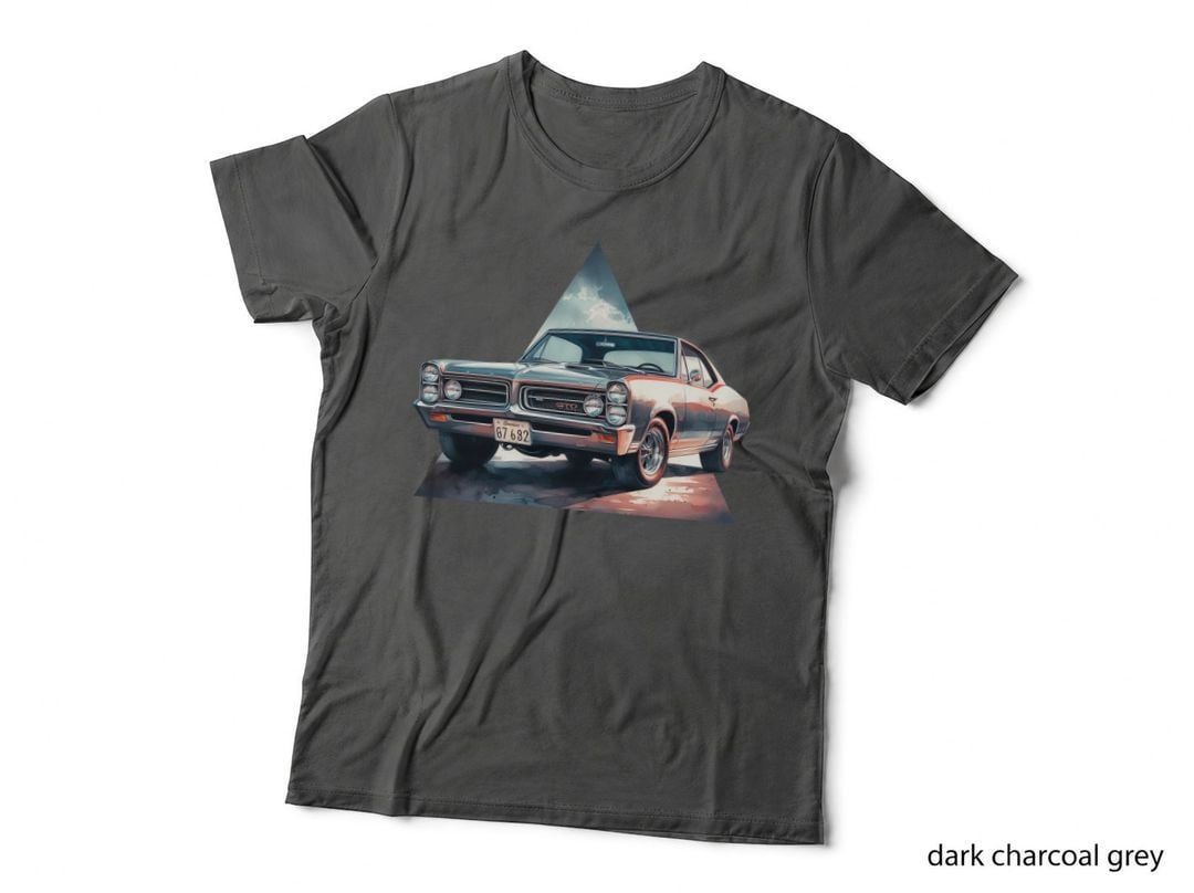 Triangle Frame Teal Geometric Minimalist Retro T-Shirt