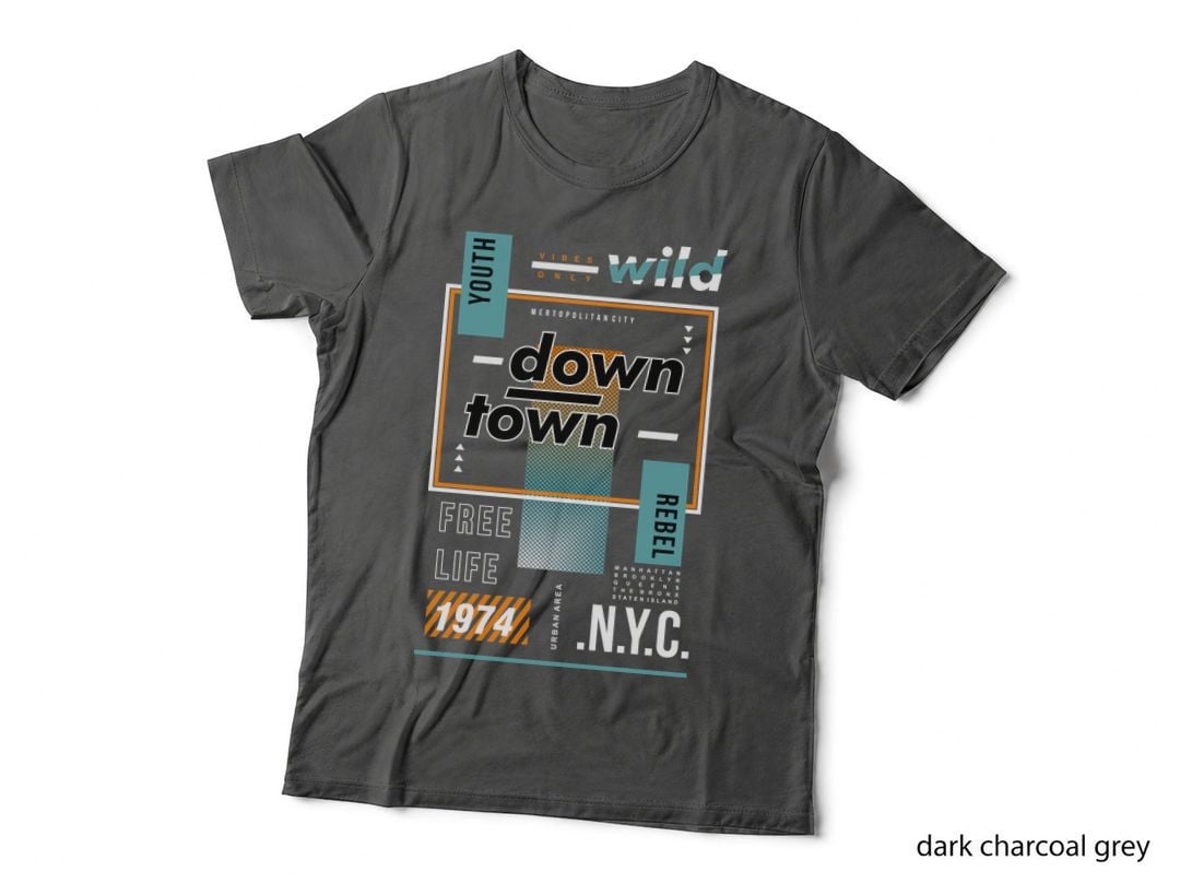 Your Wild Down Town Free Life 1974 Rebel Manhattan Brooklyn Vintage T-Shirt