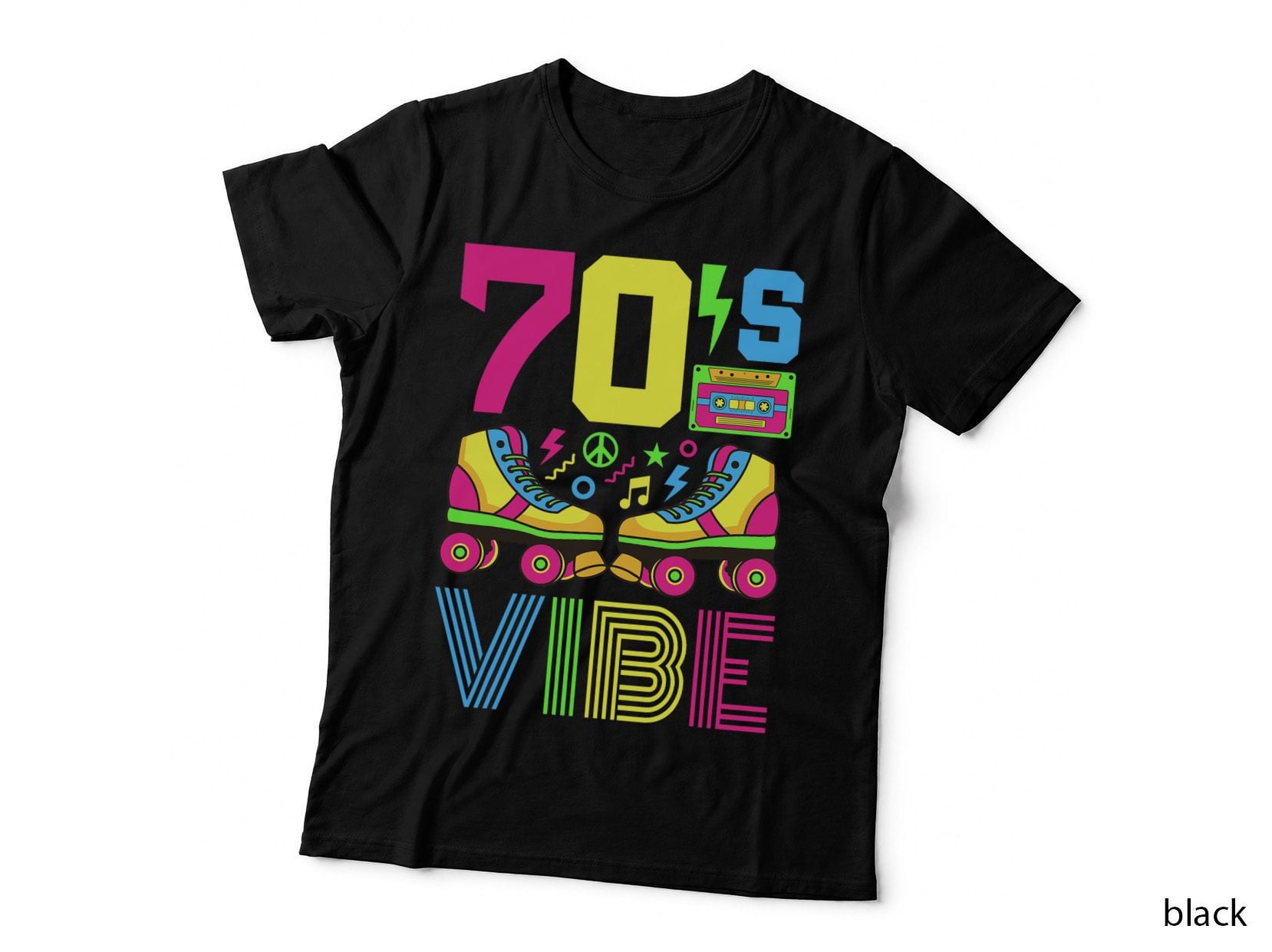 70s Vibe 1970s Fashion Theme Party Outfit Seventies Costume T-Shirt