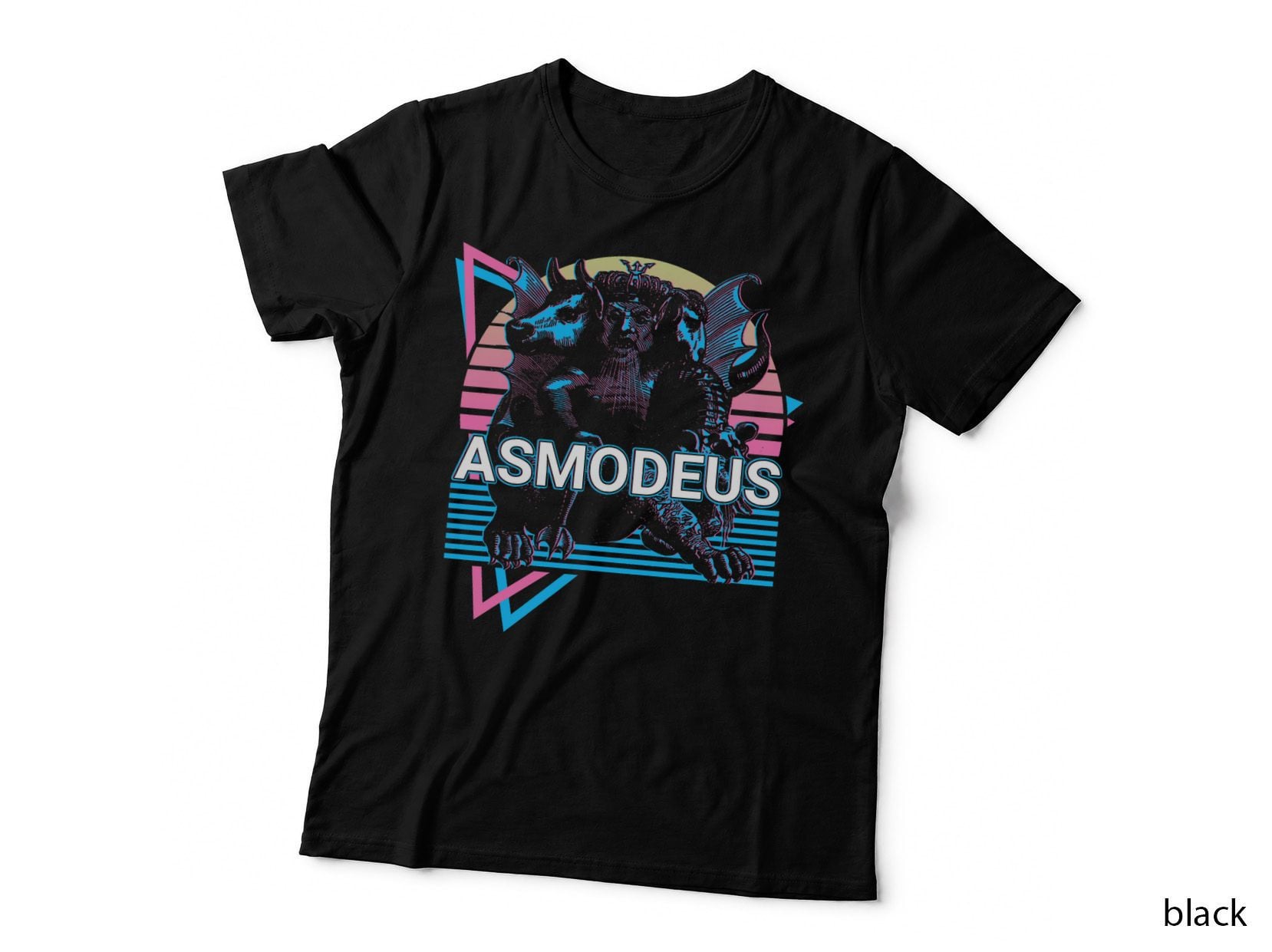 Asmodeus Prince of the Demons Jewish Mythology Hebrew Retro T-Shirt