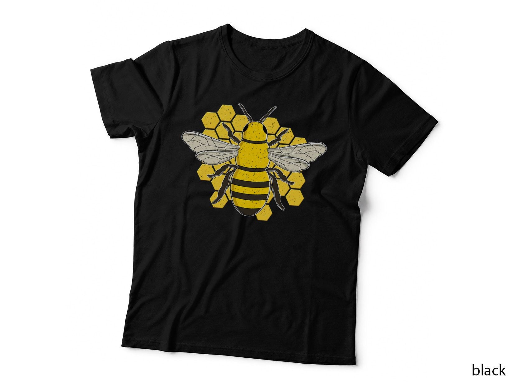 Bee Honeycomb Beekeeper Beekeeping Bumblebee Vintage Retro T-Shirt