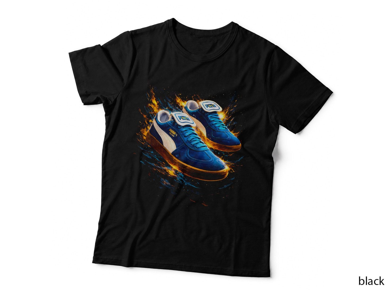 Classic Retro Trainer T-Shirt, Halftone Sneaker Art Graphic Tee