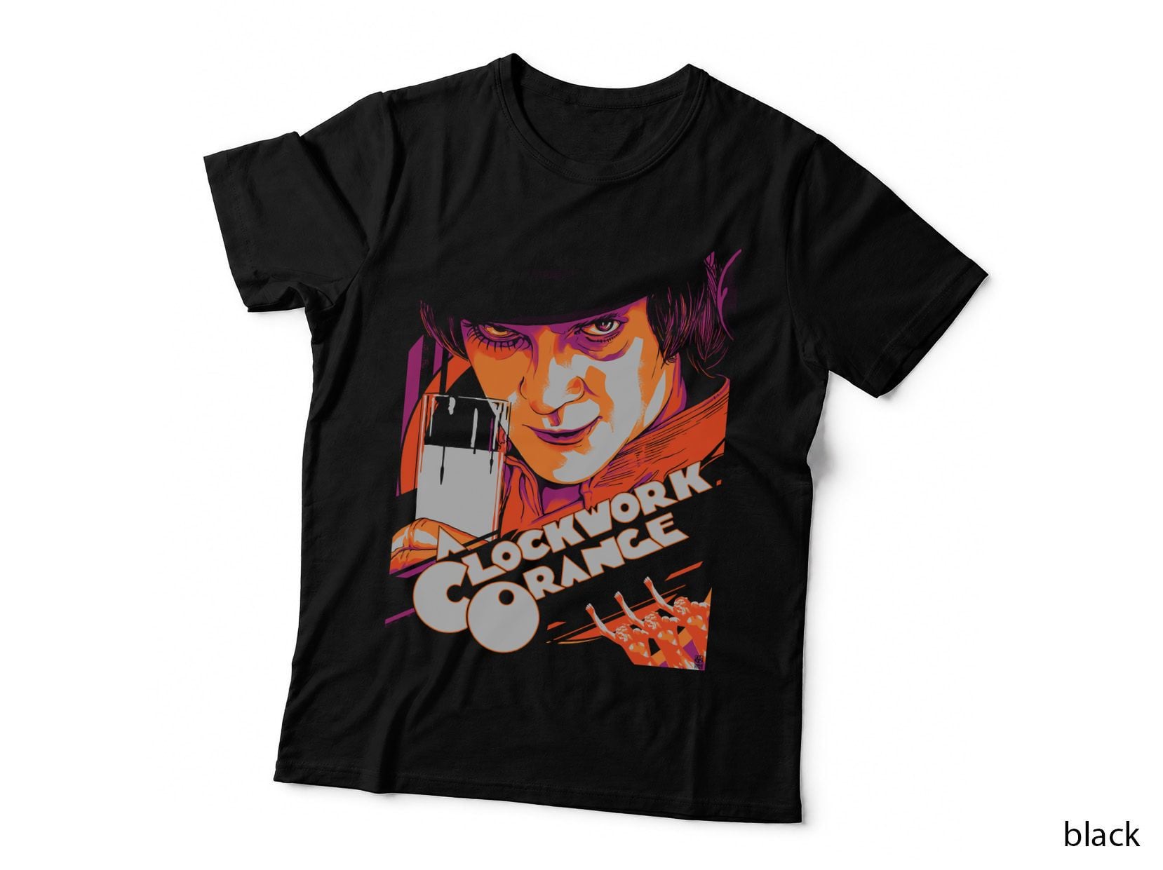 Clockwork Orange T-Shirt, Retro Sci-Fi Aesthetic, Sci-Fi Fan Apparel