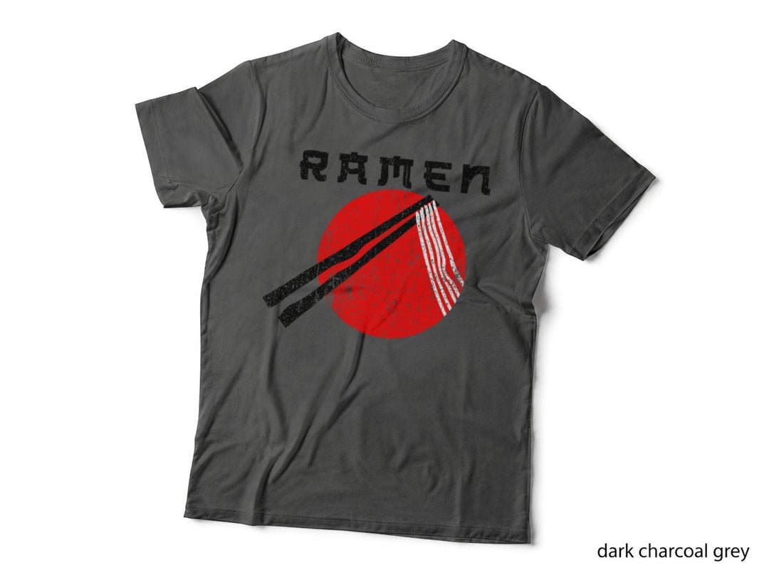 Distressed Ramen and Chopsticks, Japanese Ramen Lover Gifts T-Shirt