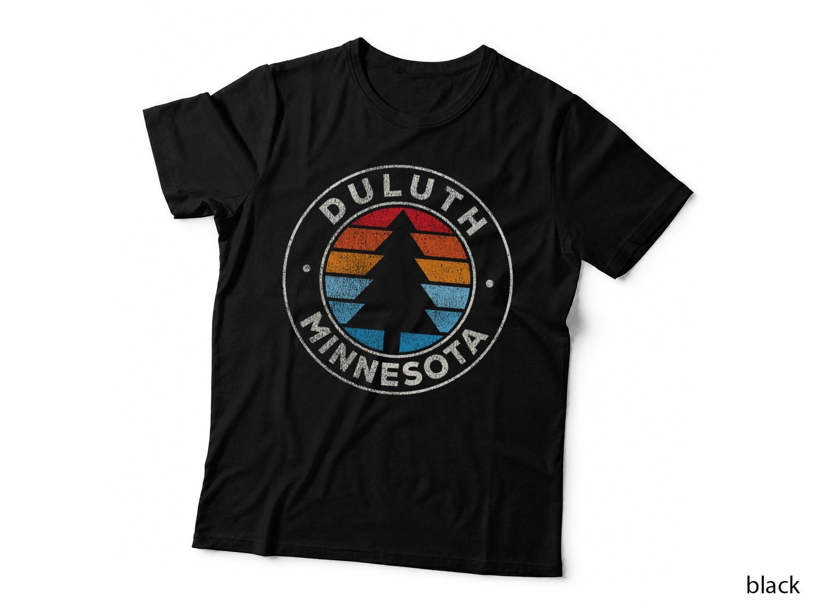 Duluth Minnesota Mn Vintage Graphic Retro 70s, Classic City, Nostalgic T-Shirt