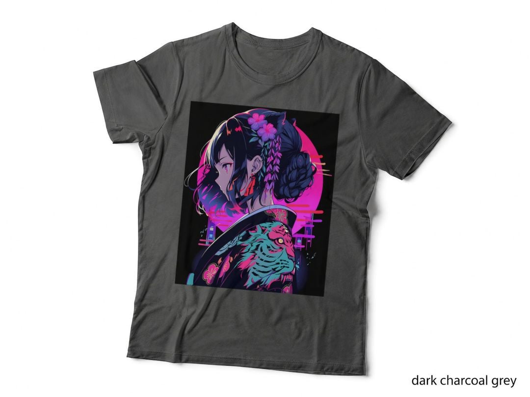 Elegant Geisha a Tribute to Japanese Beauty Design, Traditional Art T-Shirt