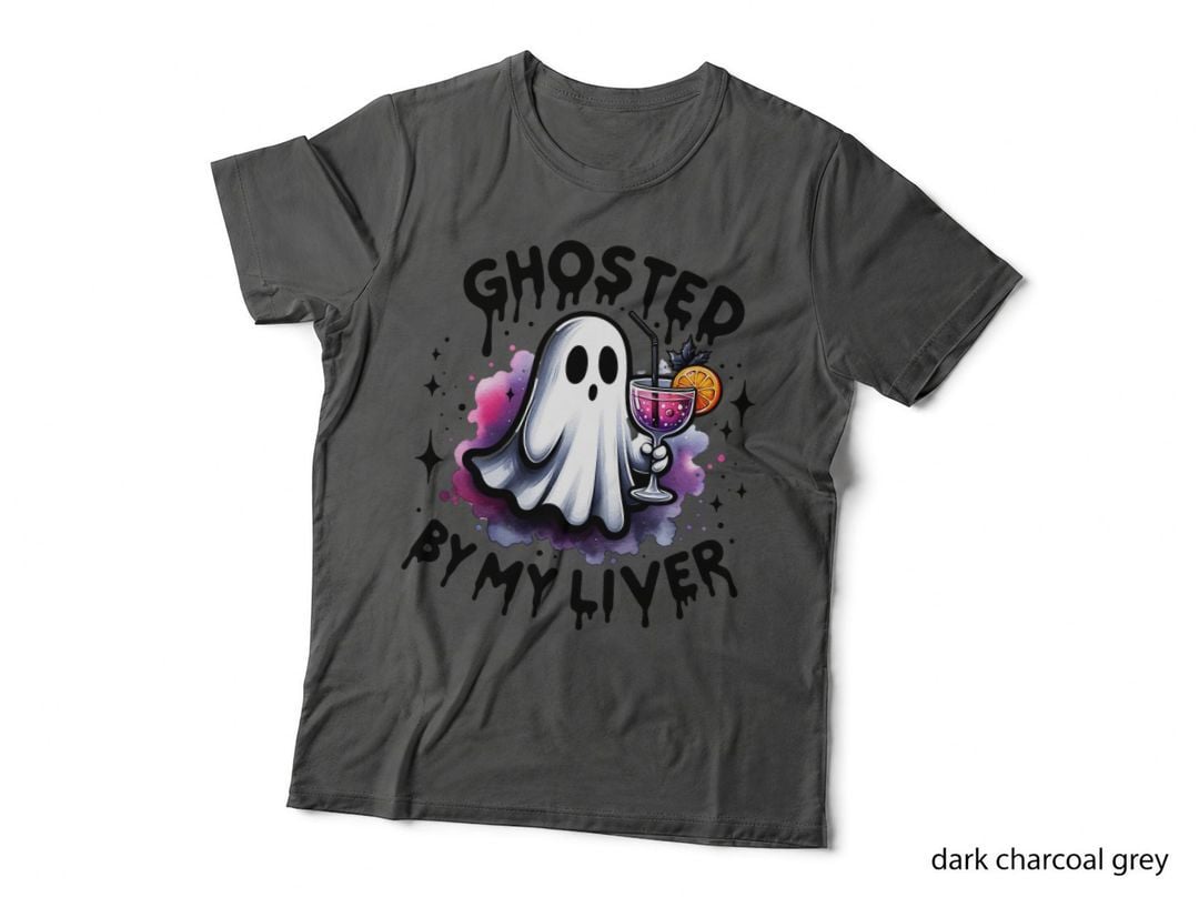 Ghosted by My Liver, Retro Vintage, Trendy Outfit, Gift Idea, Gift T-Shirt