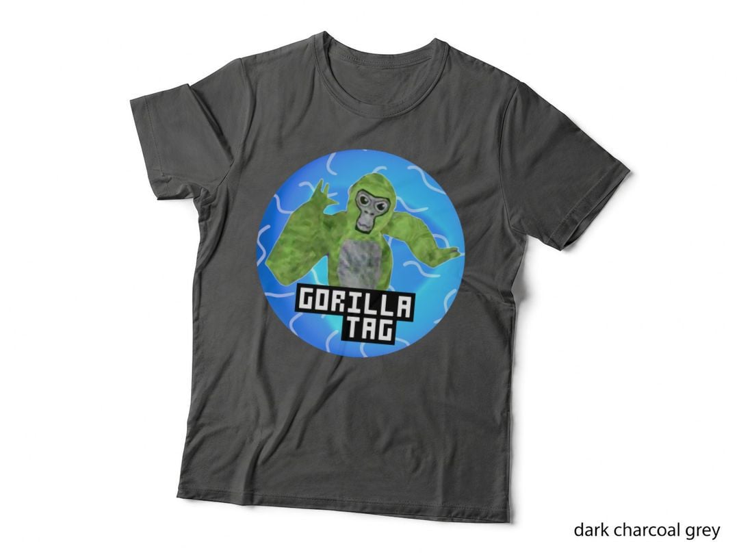 Green Gorilla Tag T-Shirt, Retro Animal Print, Pet Lover Apparel T-Shirt