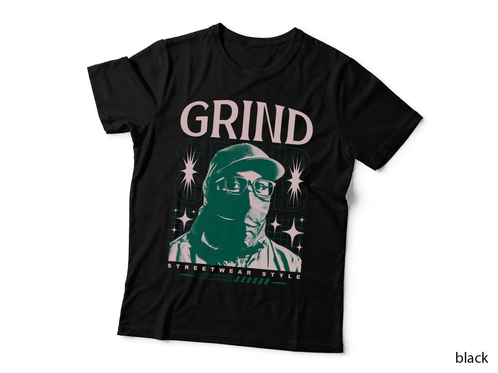 Grind Retro Urban Fashion T-Shirt, Streetwear Style, Streetwear Vibes T-Shirt