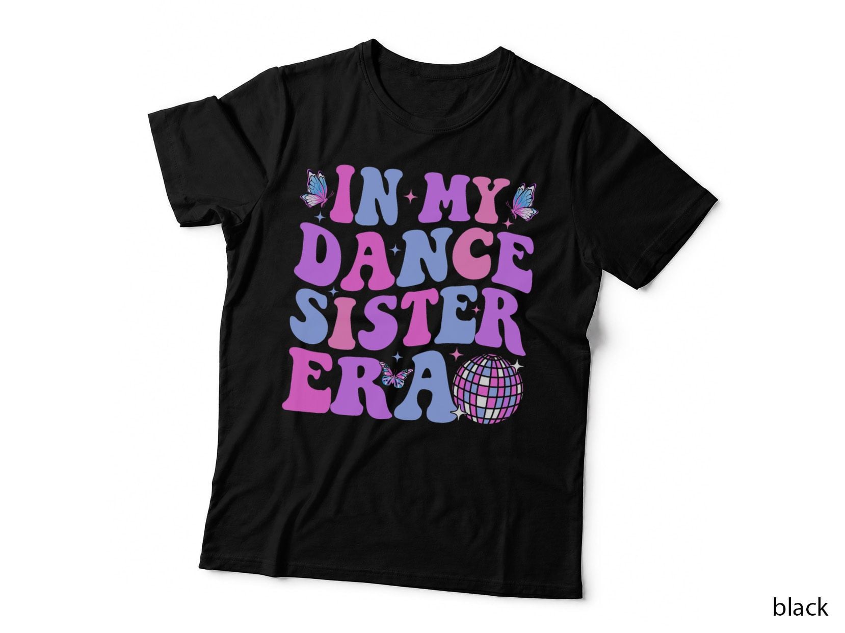 Groovy in My Dance Sister Era, 70s Retro, Disco Party, Dance Theme T-Shirt