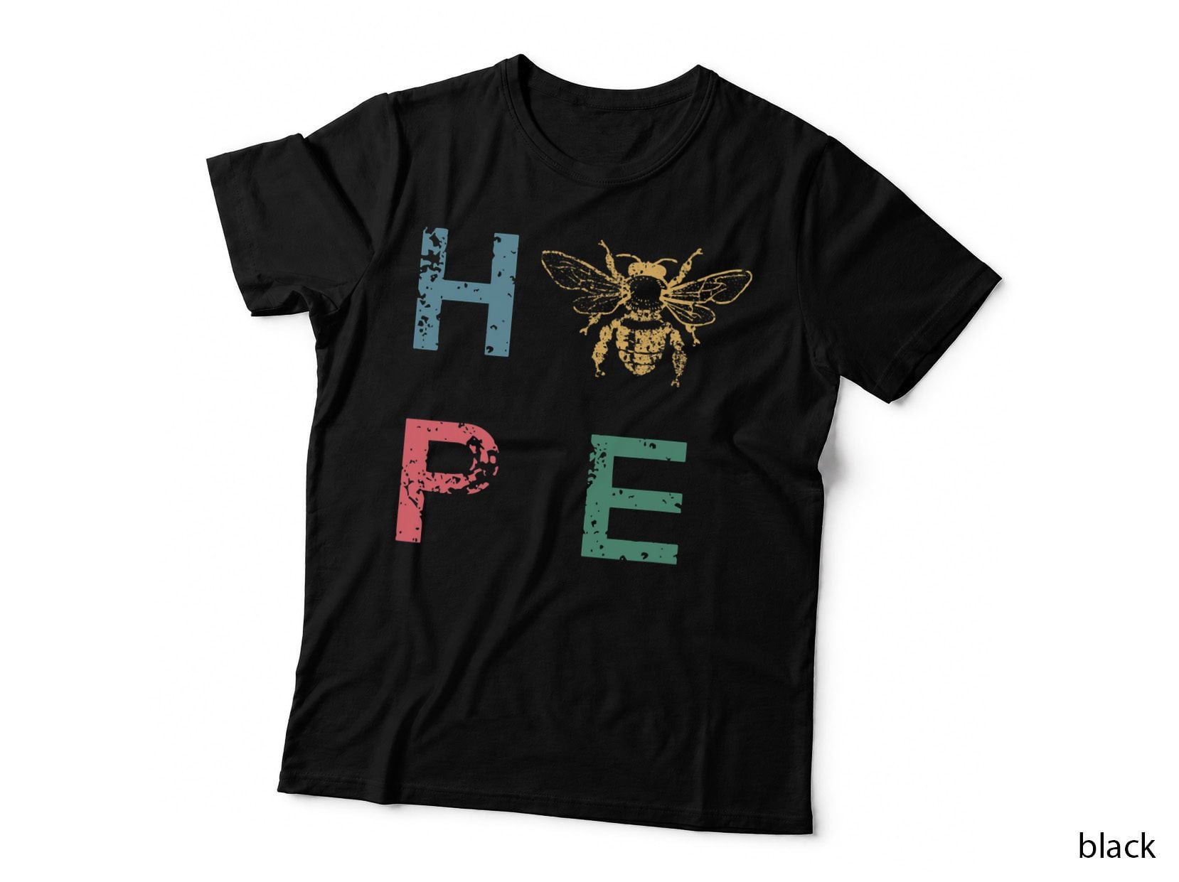 HOPE for Honeybees Bee Beekeeper Save the Bees Retro Vintage T-Shirt