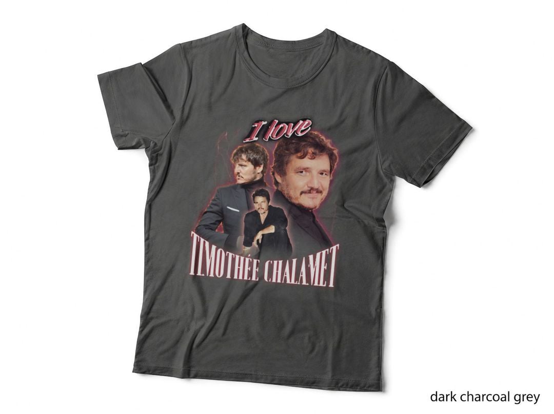 I Love Timothee Chalamet Pedro Pascal Cursed Fan Collage Classic T-Shirt