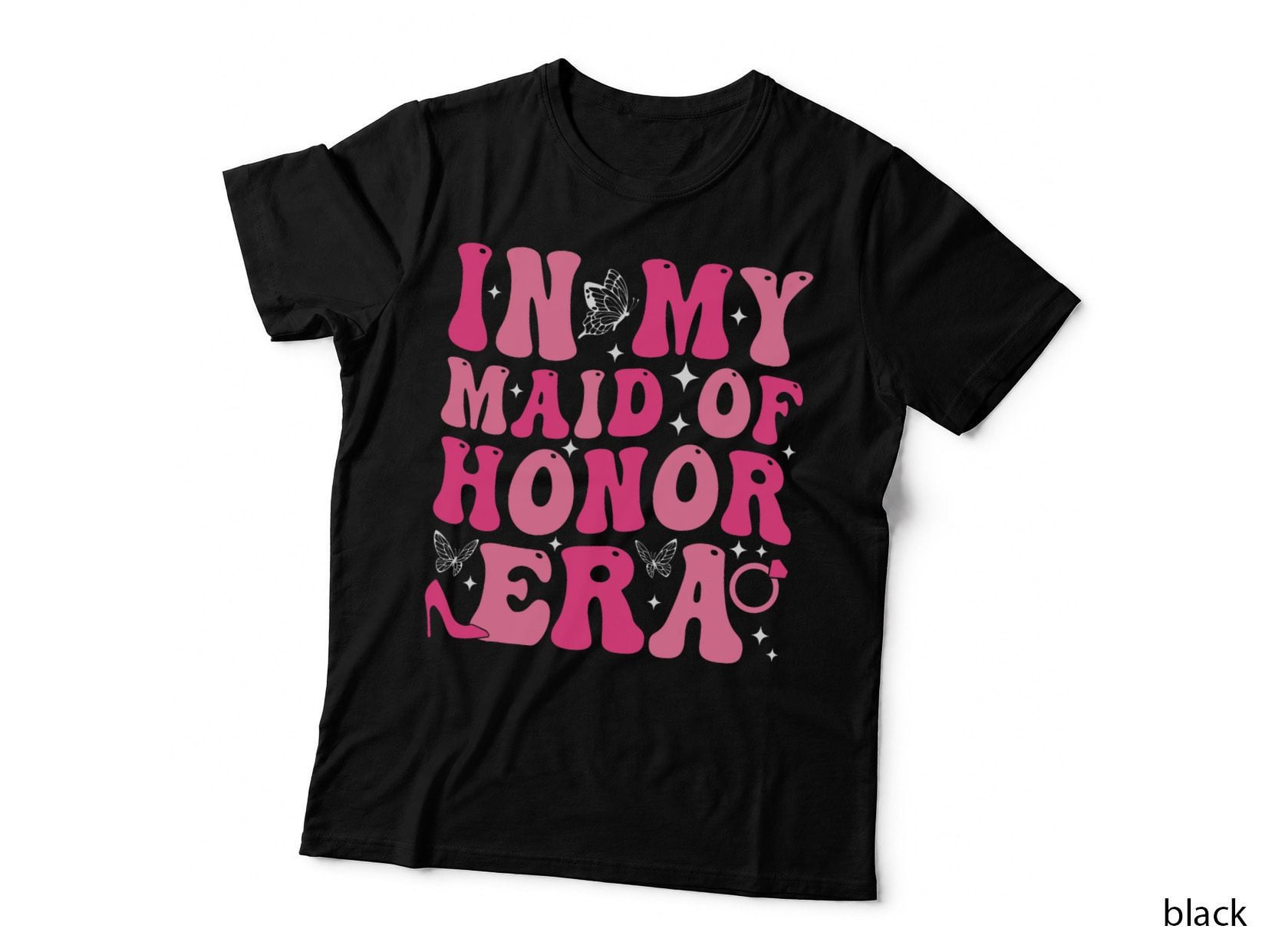 In My Maid of Honor Era Groovy Wedding Bachelorette T-Shirt