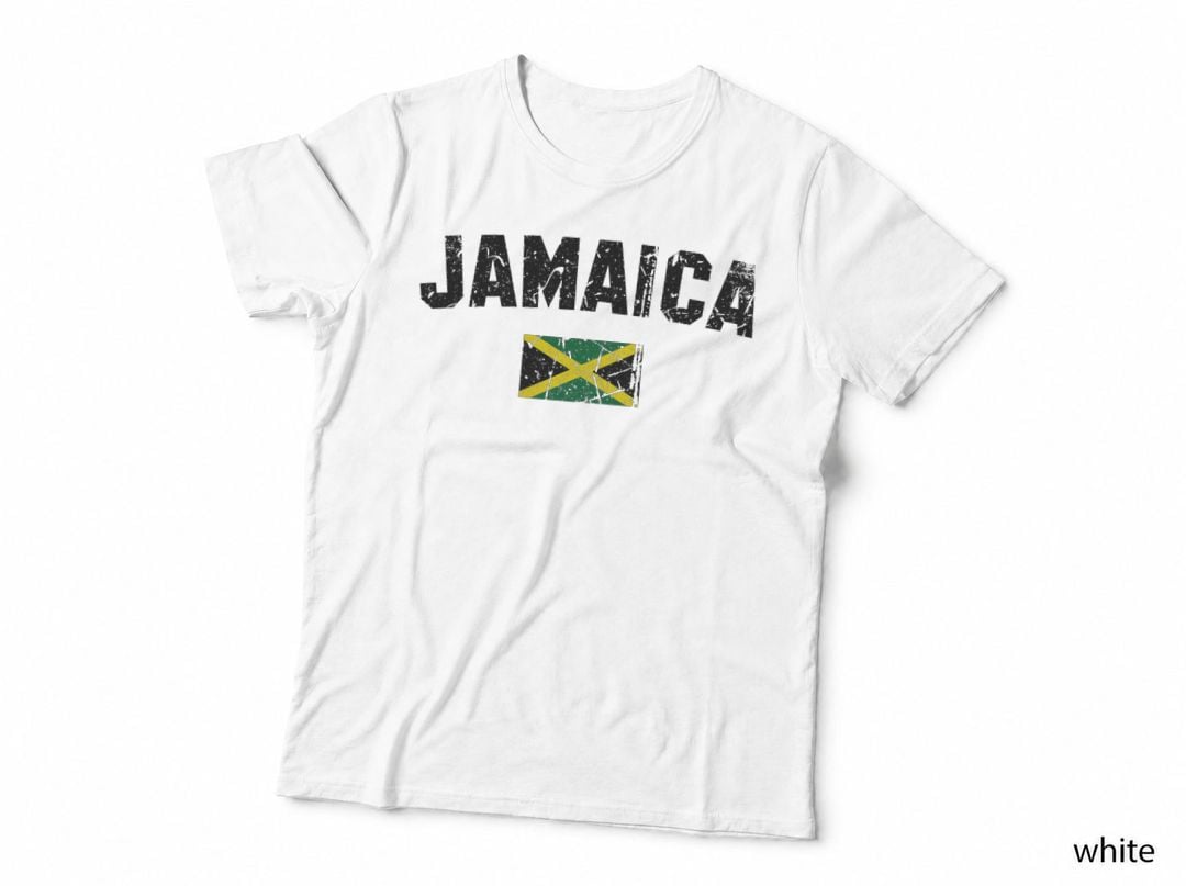 Jamaica Flag Vintage Men Women Kids Jamaica T-Shirt