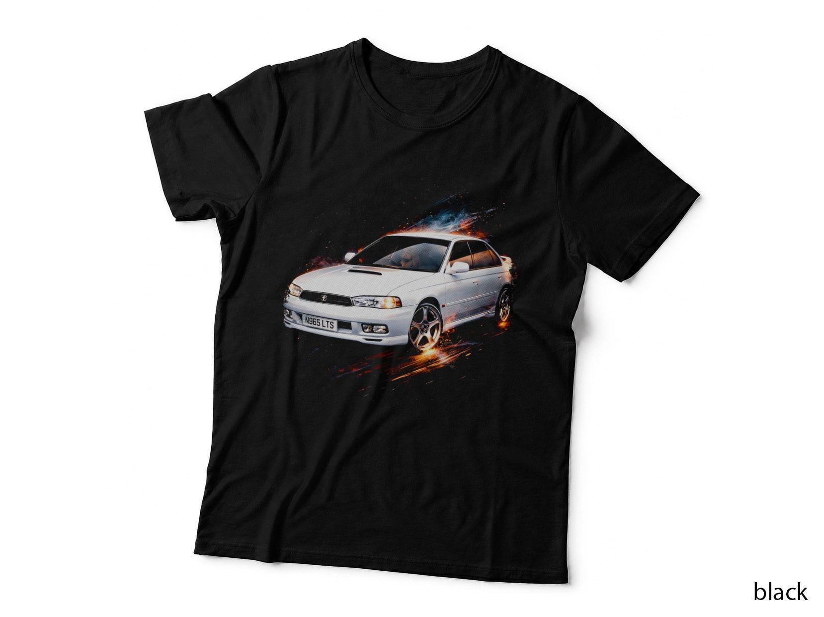 Legacy Sedan T-Shirt, Halftone JDM Car Graphic Tee, Retro JDM Car Shirt