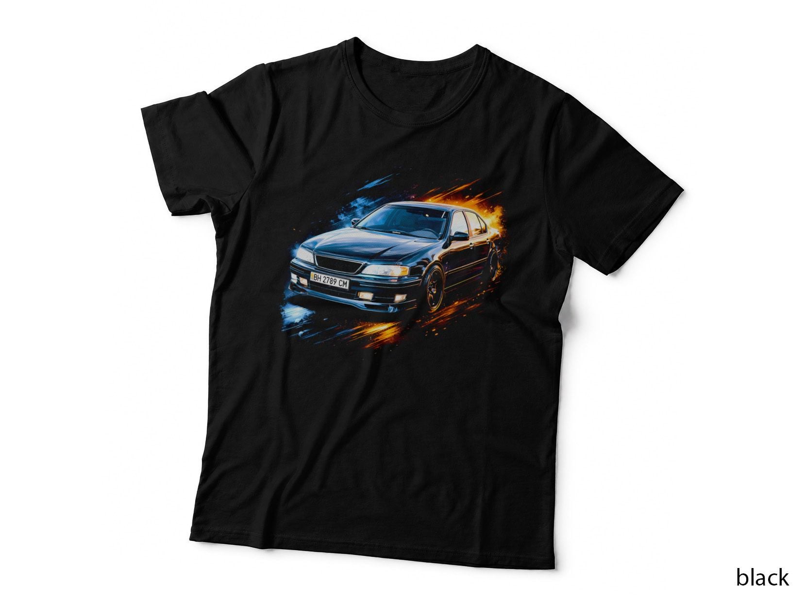 Maxima Sedan T-Shirt, Halftone JDM Car Graphic Tee, Retro JDM Car Shirt