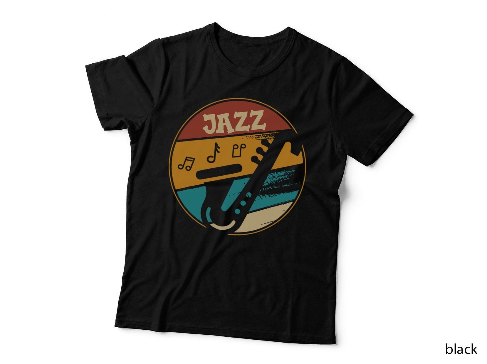 Music Vintage Jazz - Jazz Musician Outfit Jazz Lover Gift T-Shirt