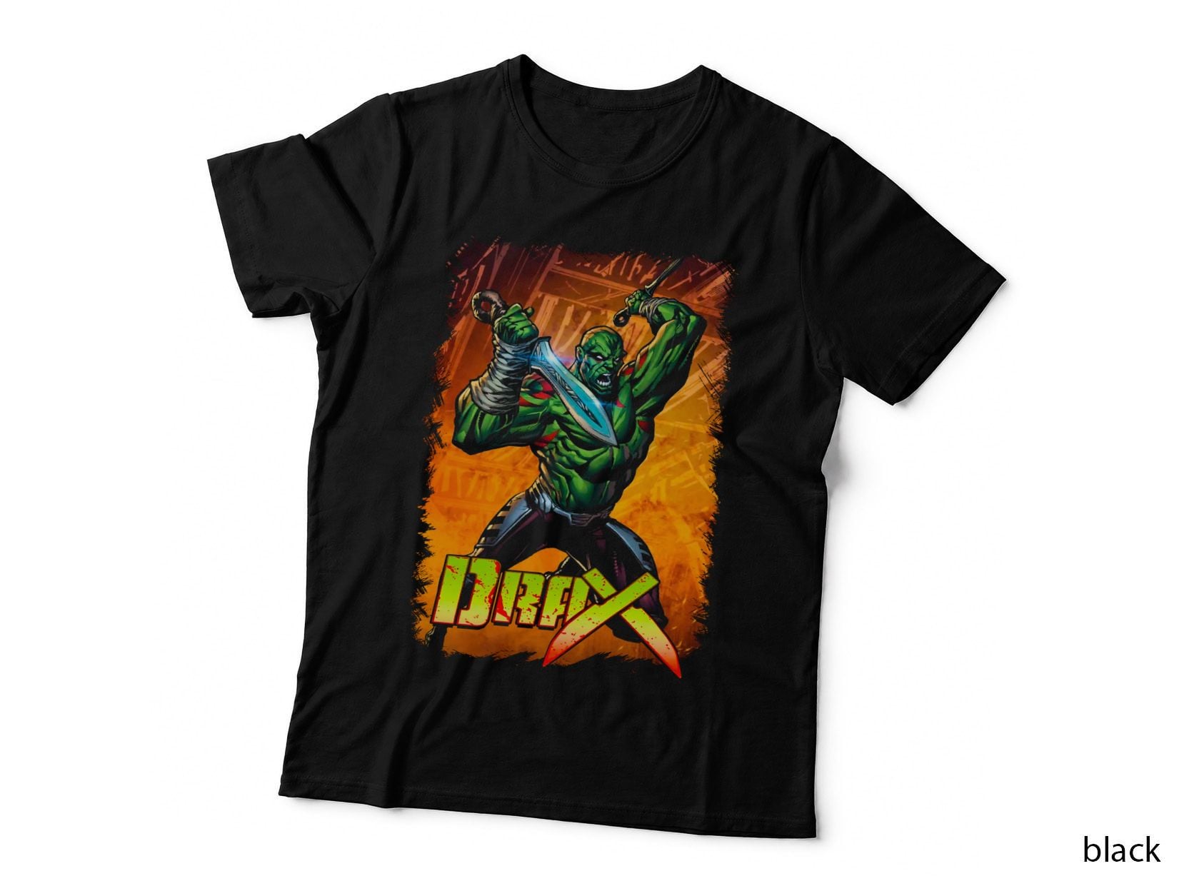 Retro Comic Book Drax T-Shirt, Vintage Superhero Print, Comic Book Fan Gift