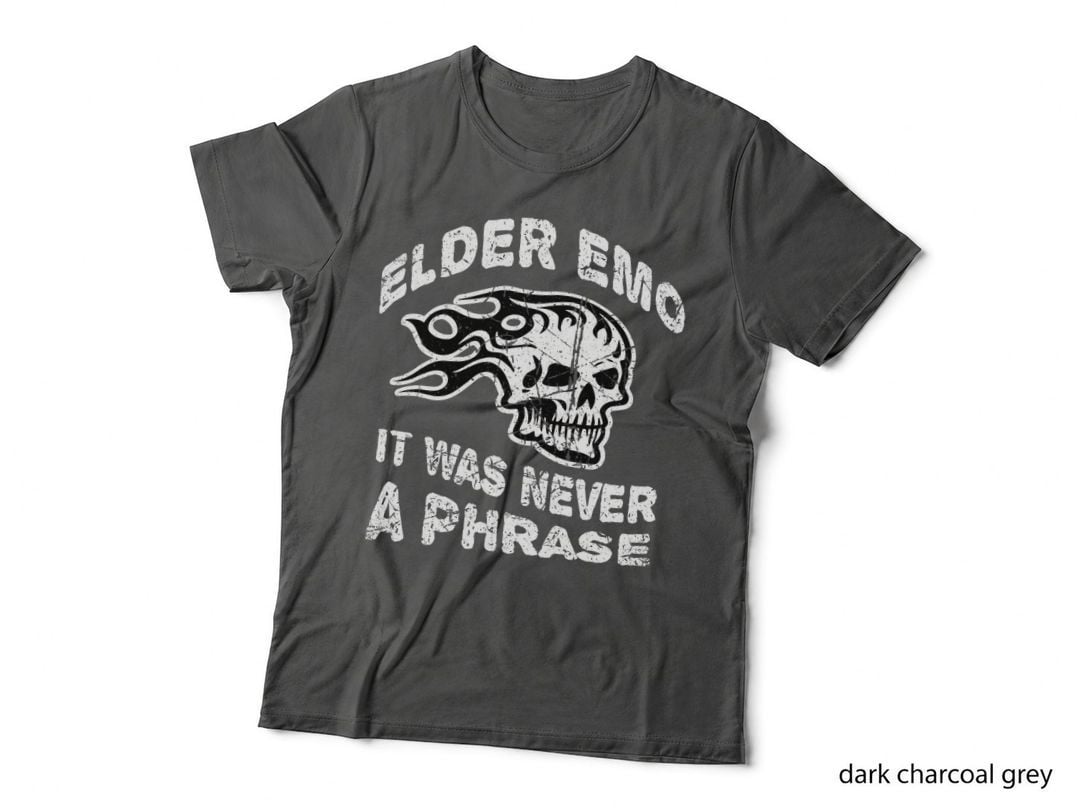 Retro Elder Emo Men Women Goth T-Shirt