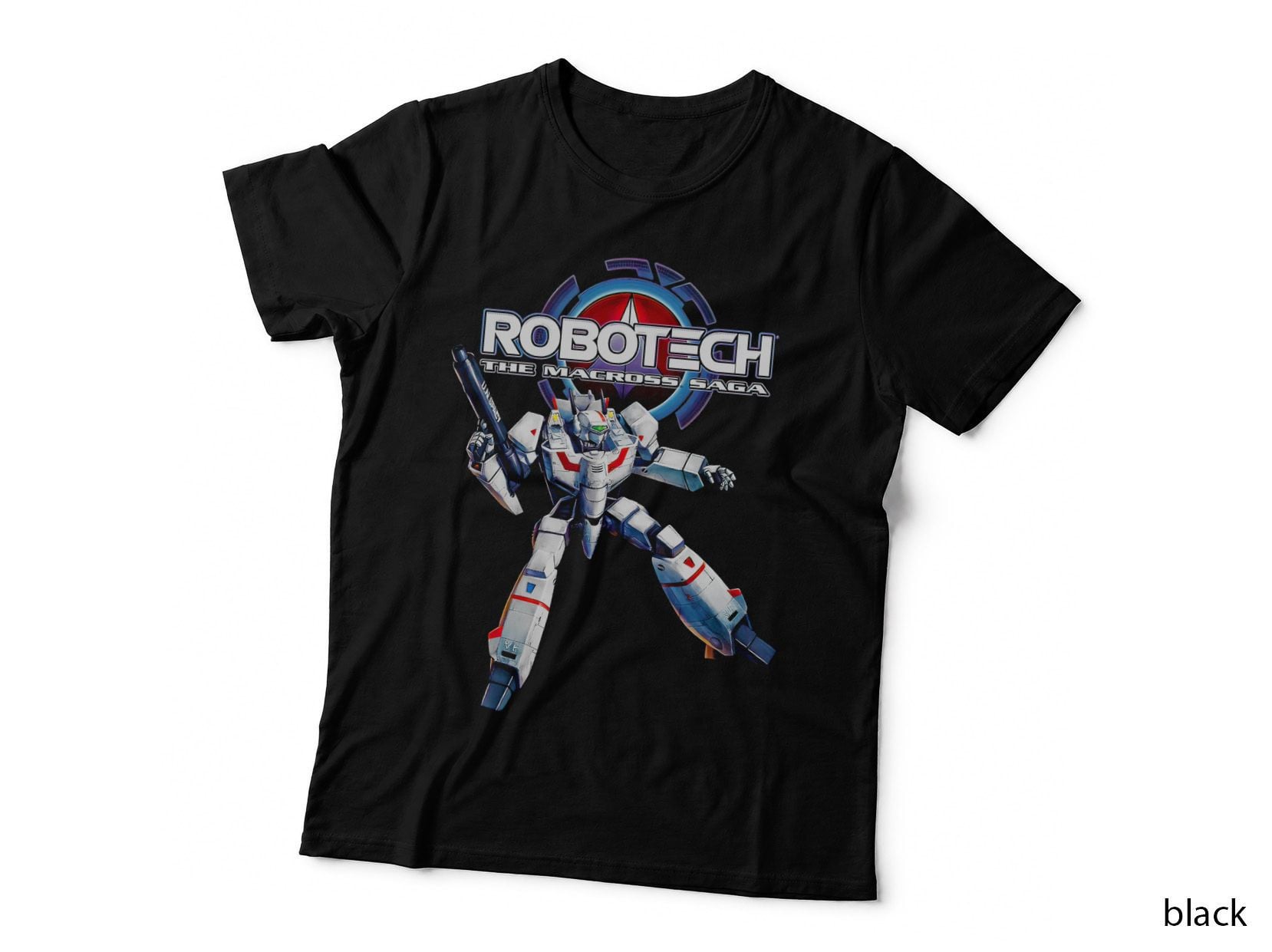 Robotech 2 T-Shirt, Sci-Fi Robot Print, Retro Futuristic Apparel
