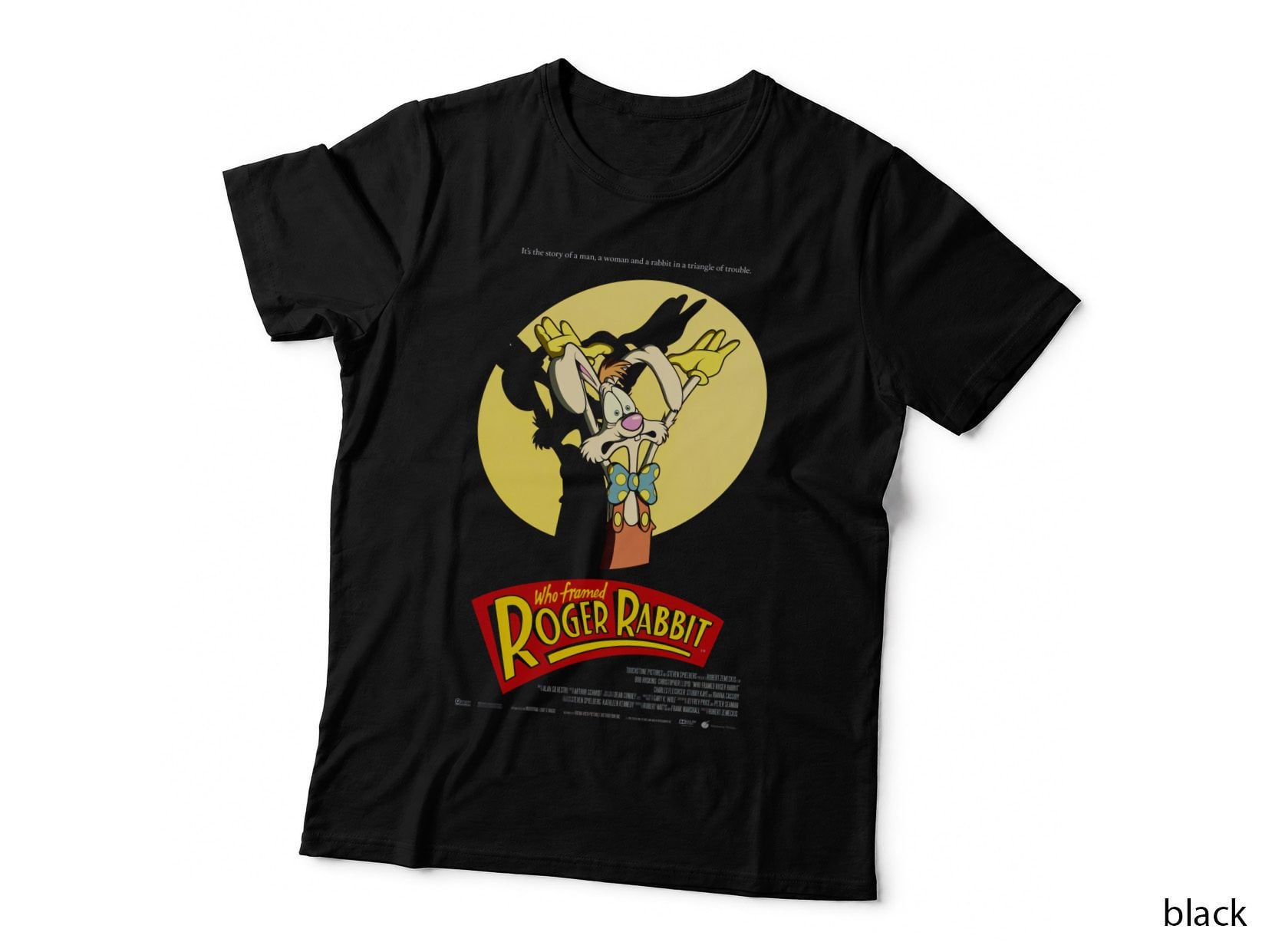 Roger Rabbit T-Shirt, Who Framed Roger Rabbit Print, Classic Cartoon Apparel