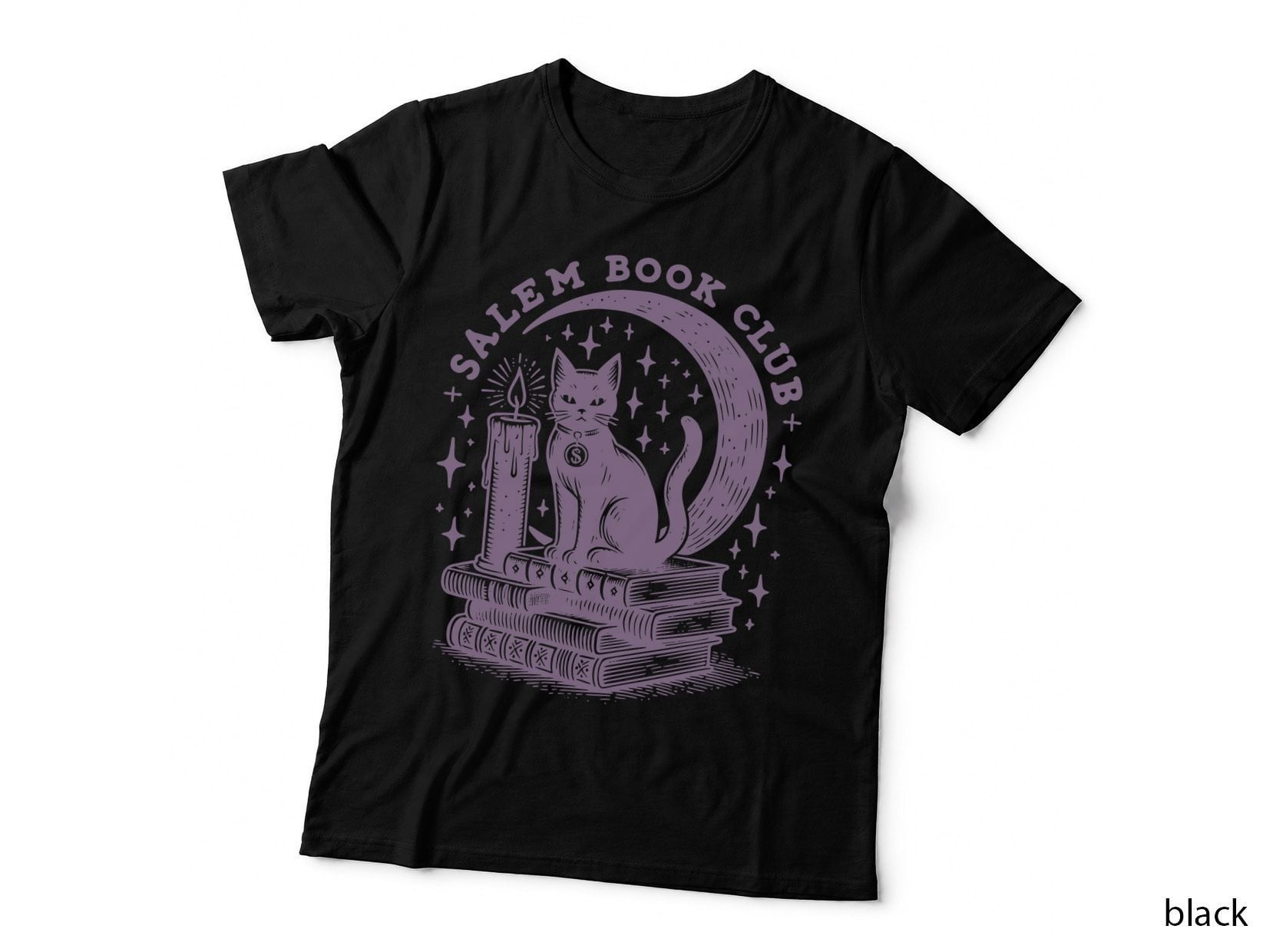 Salem Book Club Purple, Retro Vintage, Gift Idea, Warm Cozy, Gift T-Shirt