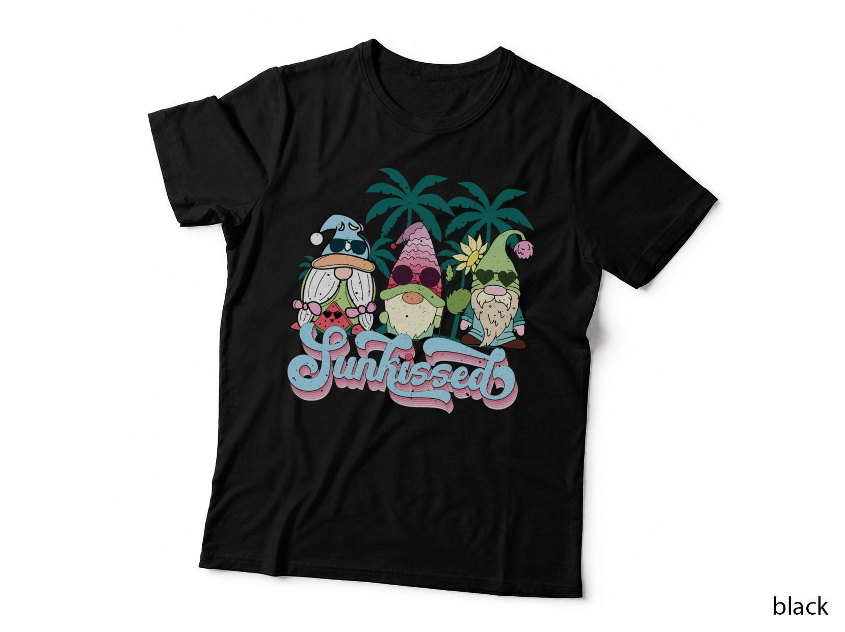 Sunshine 90 Summer T-Shirt, Retro Groovy Vintage Styled Sunny Tee