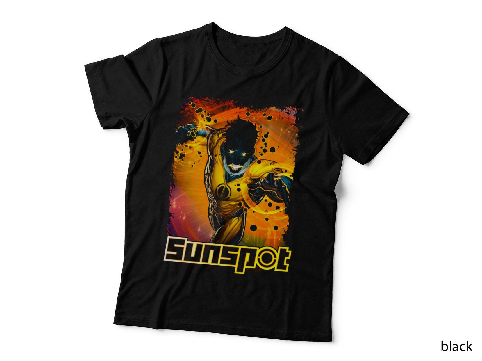 Sunspot Retro Comic Book T-Shirt, Vintage Comic Art, Comic Book Fan Apparel