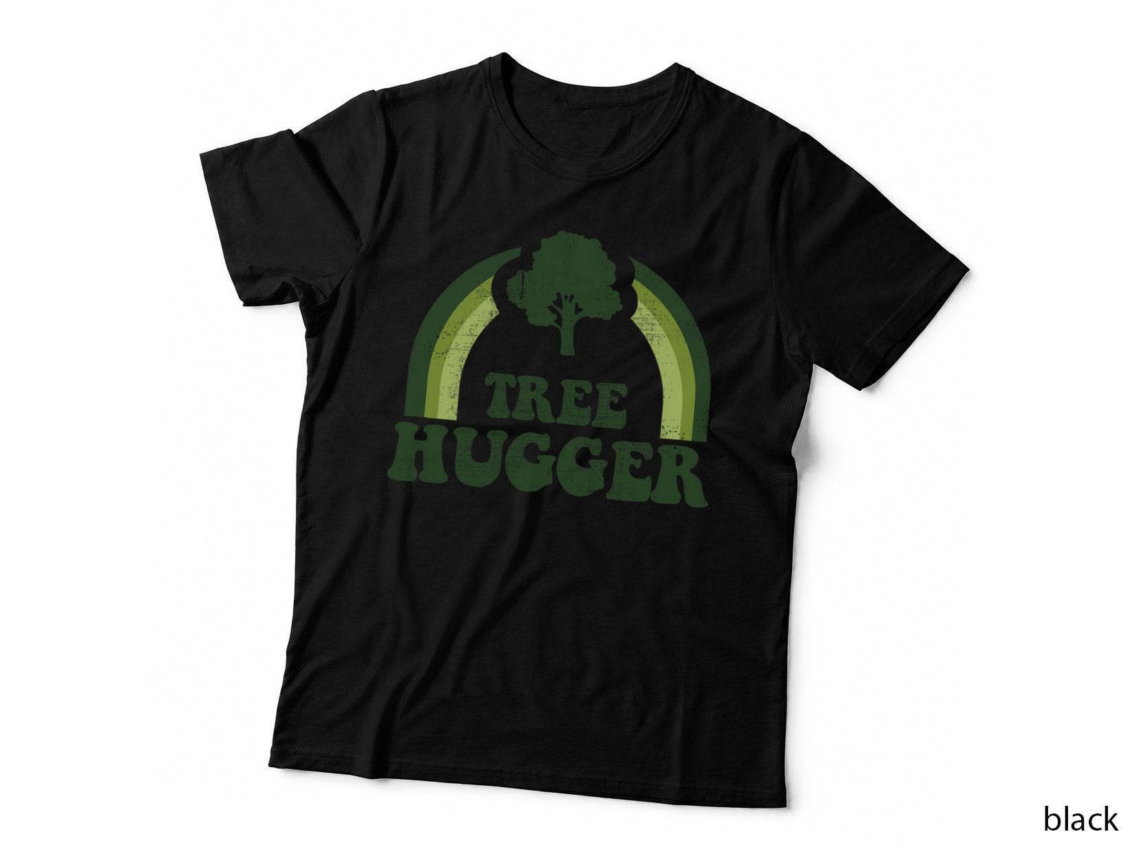 Tree Hugger Vintage Retro Nature Environmental Earth Day T-Shirt