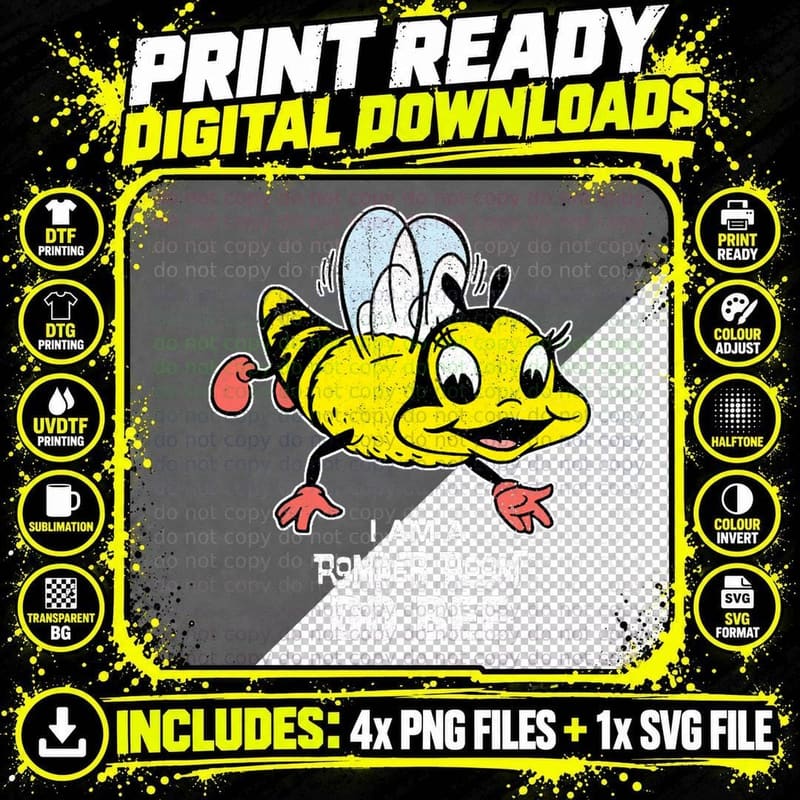 Vintage Romper Room Do Bee 1 T-Shirt Png SVG Digital Bundle