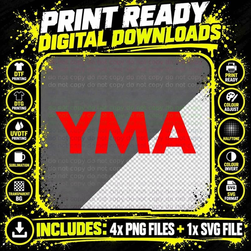 Yma Red I'm Here Classic T-Shirt Png SVG Digital Bundle