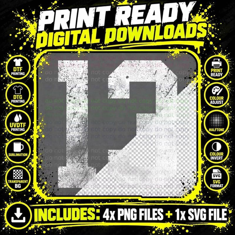 13 Cool Distressed Birthday Lucky Number Player 13th Png SVG Digital Bundle