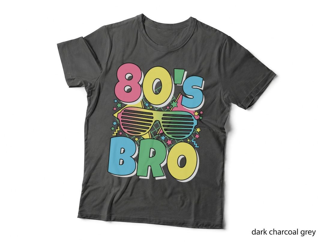 80s Bro 1980s Fashion 80s Theme Outfit Eighties 80s Costume T-Shirt