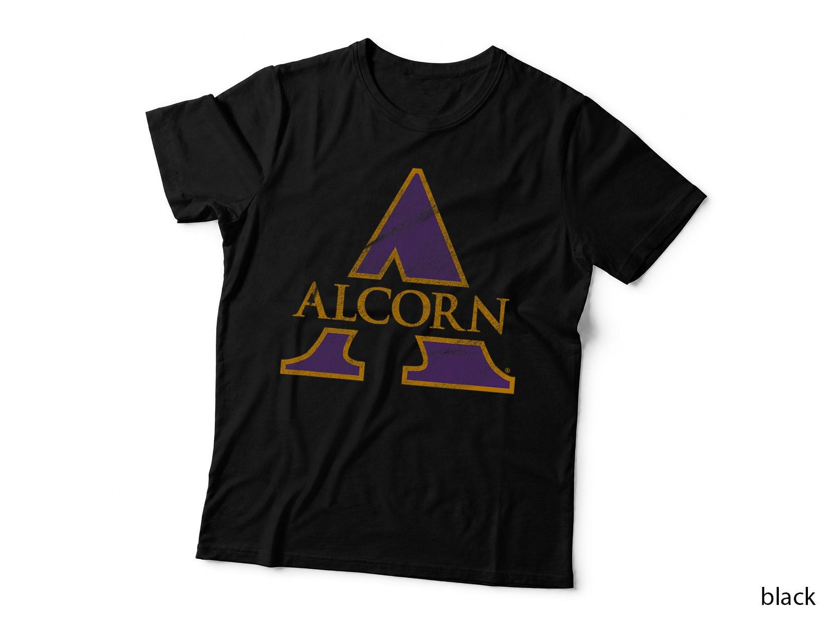 Alcorn State University Braves Distressed Primary T-Shirt