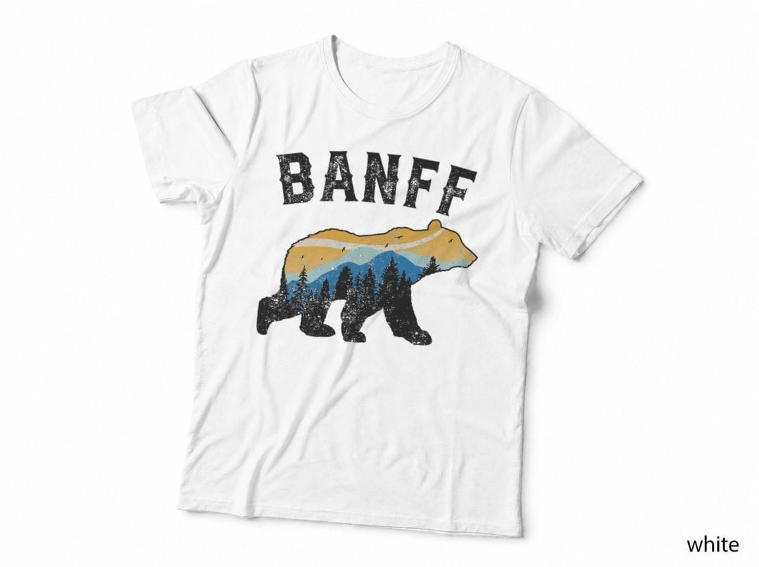 Banff Canadian National Park Retro Souvenir Banff Bears T-Shirt