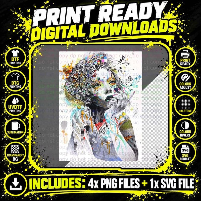 Banksy - Urban Princess Classic T-Shirt Png SVG Digital Bundle