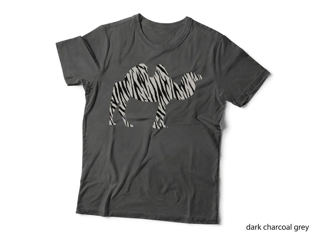 Camel Vintage Zebra Abstract Arabian Camel Animal Desert T-Shirt