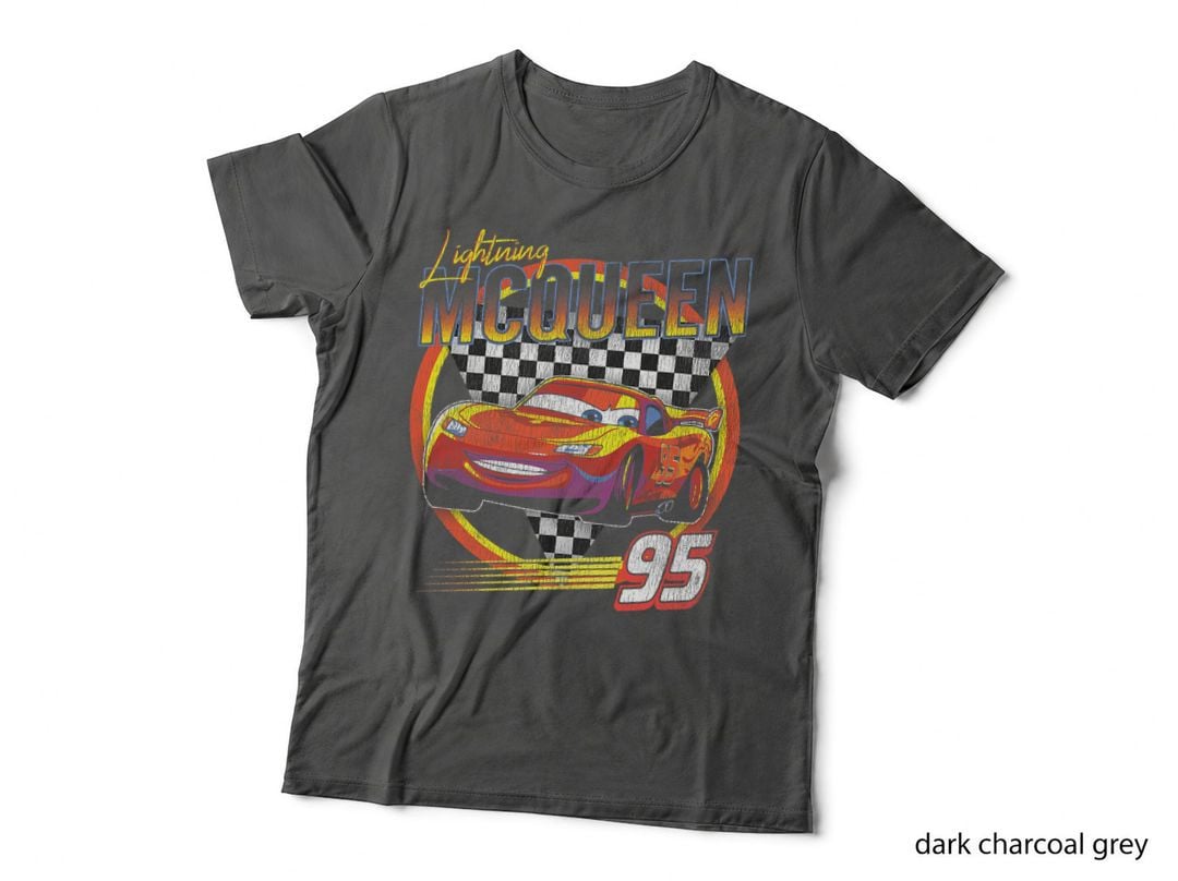 Cars Lightning Mcqueen Vintage Race T-Shirt