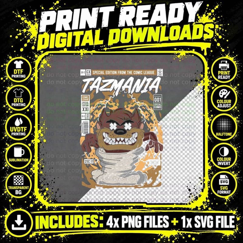 Comic League T-Shirt, Retro Comic Art Png SVG Digital Bundle
