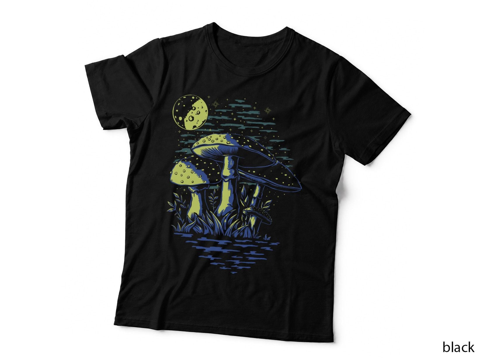 Dark Academia Cottagecore Aesthetic Vintage Retro Mushroom T-Shirt