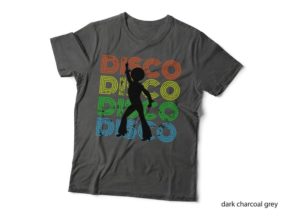 Disco Dancer Themed Retro Styled T-Shirt